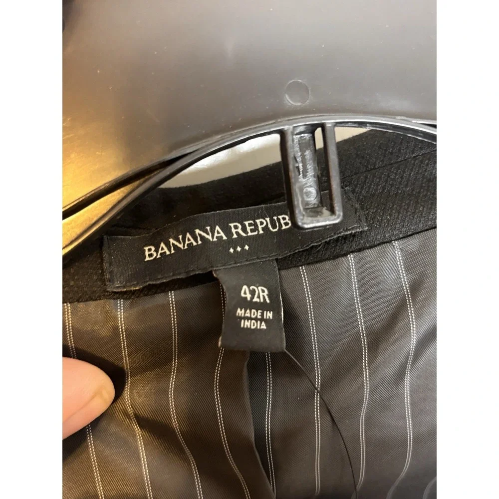 Banana Republic Blazer Mens 42R Slim Fit Jersey Cotton Blend Stretch NWT